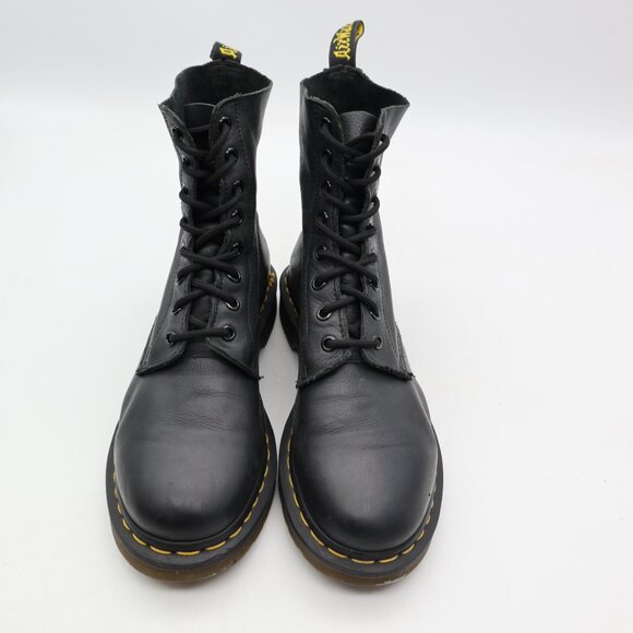 Doc Dr. Martens 1460 Pascal Women's Size 8 Boots Black Soft Leather - Picture 2 of 11